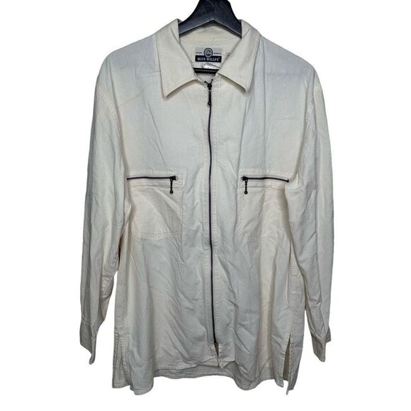 Vintage Bleu Willi’s Zipper Shirt Jacket Large - Picture 1 of 7